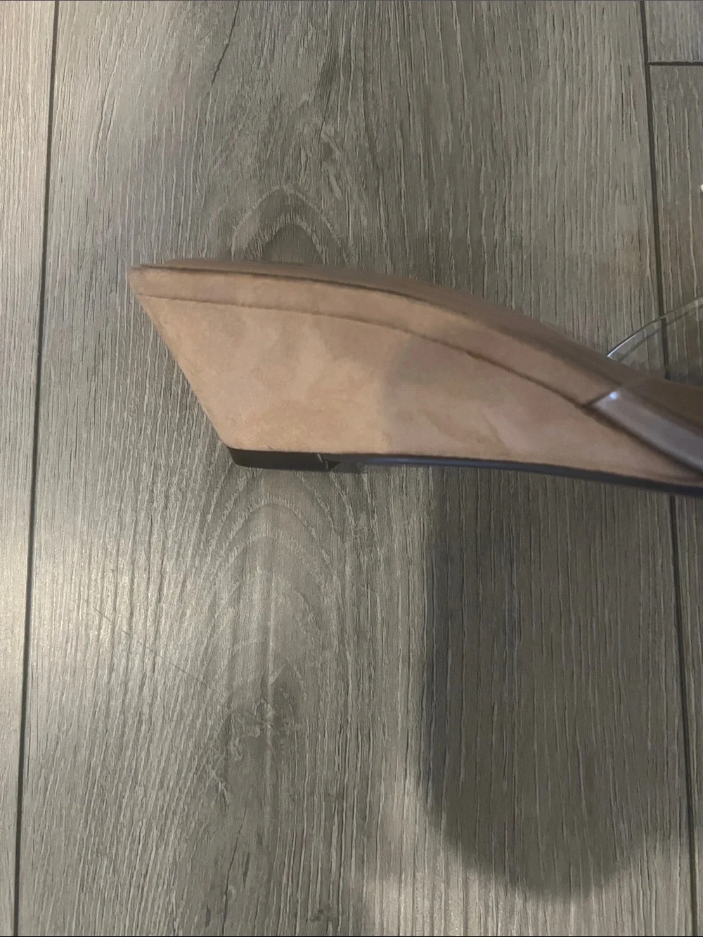 Zara Clear Wedged Sandal Slippers